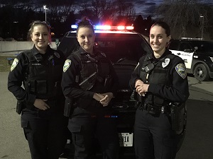Female officers Stephens, Hansen, Shepherd website image