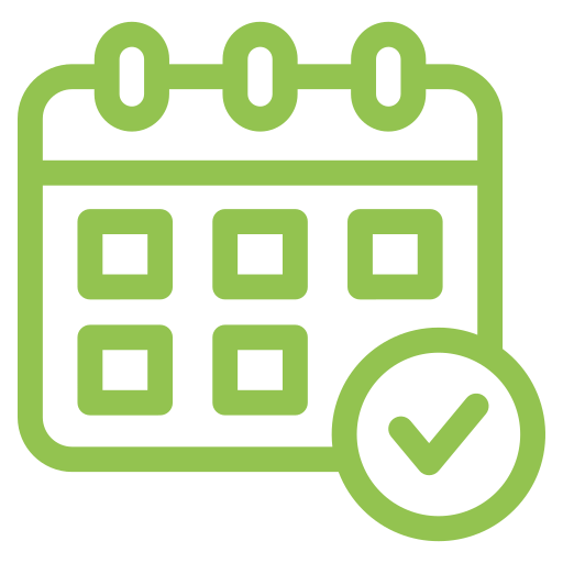 Pickup and Holiday schedule icon