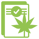 Marijuana Business License icon