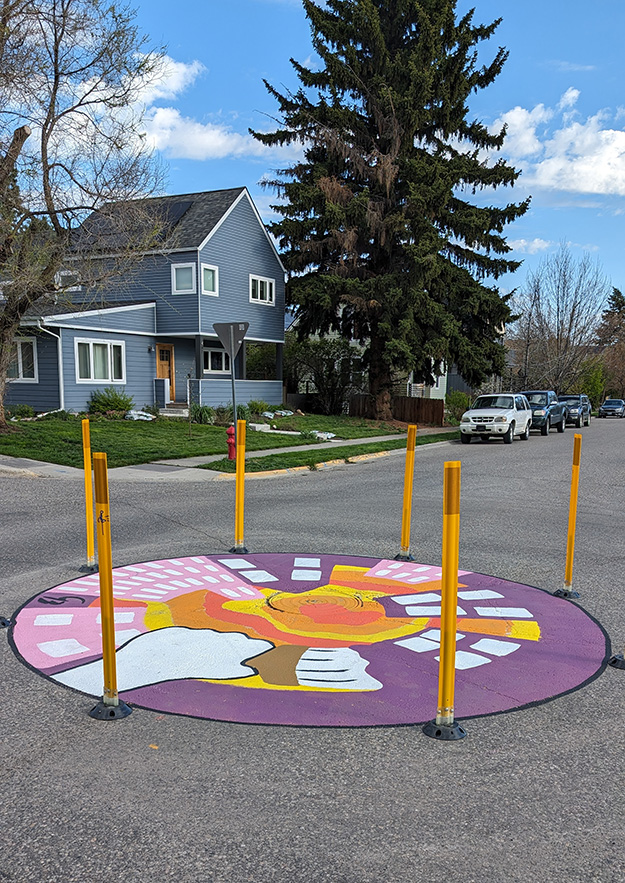 Traffic Circle on Black Avenue
